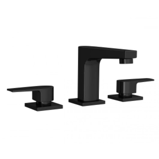 Misturador Para Lavatório De Mesa Level Bica Baixa Black Noir Deca - Imagem principal - e811ba33-f01c-46ef-bd53-3ff6d5105031