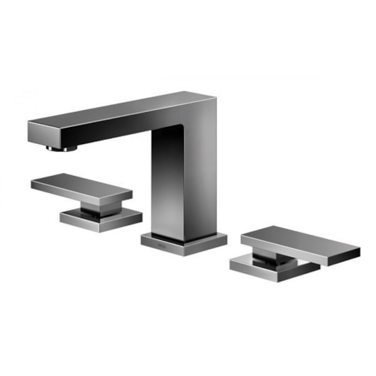 Misturador Para Lavatório De Mesa New Edge Bica Baixa Grafite Polido Docol - Imagem principal - 816ccc23-9924-4519-bc27-51237f30eeee