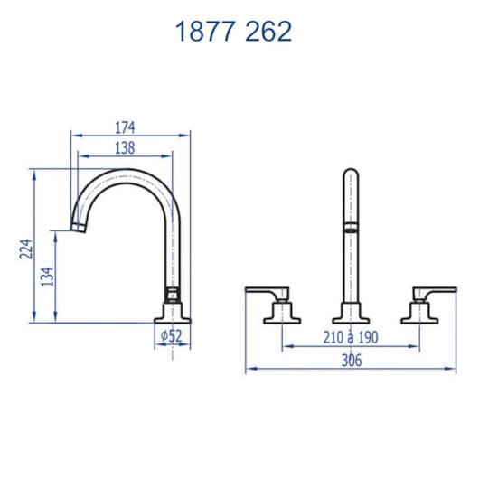 Misturador Para Lavatório De Mesa Tunis 260 1877 1/2 Preto Fosco Fani - Imagem principal - 0e5e1898-150c-484f-915c-00e36b7aea5b