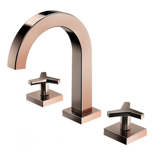 Misturador Para Lavatório De Mesa Wish Bica Baixa Cobre Polido Docol - Imagem principal - 68f2a149-56ea-48a0-ac04-21e19871d9ea