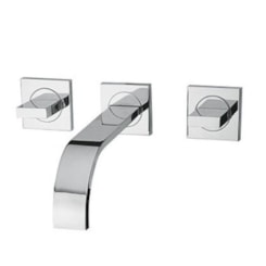 Misturador para Lavatório de Parede Axiom 1881 C210 Cromado Meber
