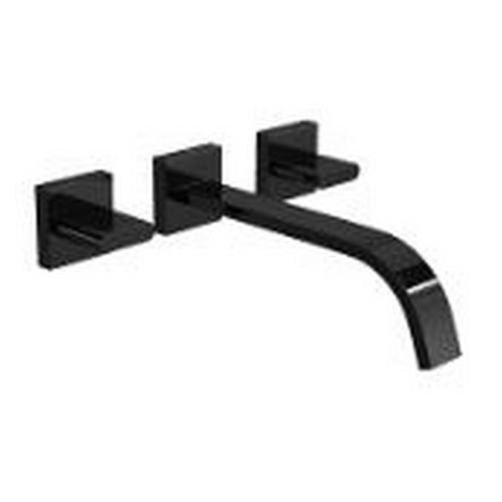 Misturador Para Lavatório De Parede Bica Baixa Polo Black Noir Deca