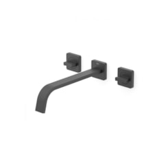 Misturador Para Lavatório De Parede De Embutir Com Válvula Virtus Black Matte Roca