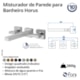 Misturador Para Lavatório De Parede Horus 450 Preto Fosco Fani - e2841288-d1ee-4d76-ae6c-8e8c8b0b5fff