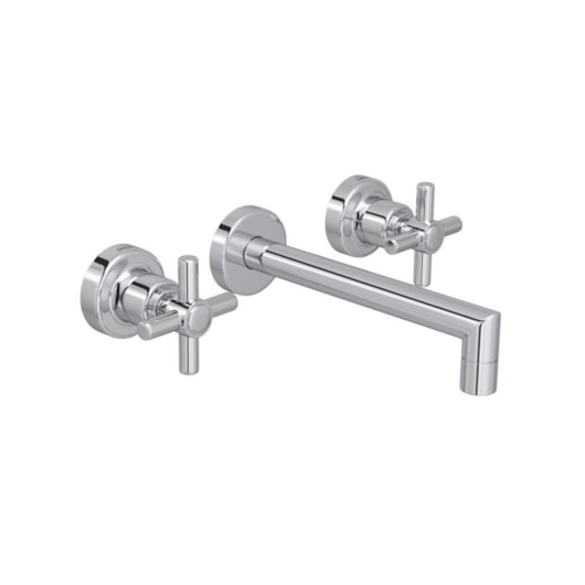 Misturador Para Lavatório De Parede Izy Cromado Deca - Imagem principal - 71d7f243-d9b3-41dc-90ea-26a1ad8efc04