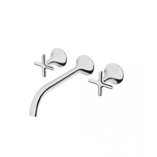 Misturador Para Lavatório De Parede Liss Cromado Docol - Imagem principal - c3a3b9f1-ad97-4596-93d2-2134c2698a1a