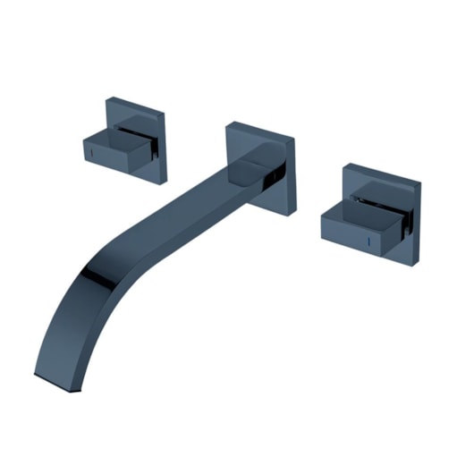 Misturador Para Lavatório De Parede Rb2051 Azul Matte Rubinettos - Imagem principal - c90515f1-1d27-466a-90c8-7d791e697416