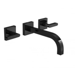 Misturador Para Lavatório De Parede Soul Black Noir Deca