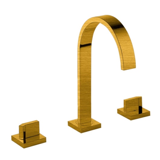 Misturador Para lavatório Kr484 Bronze Escovado Kromma - Imagem principal - 199a28b2-7403-4014-95ad-3a997602a456