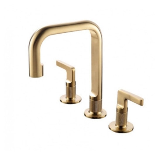 Misturador Para Lavatório Rb2500 Dourado Escovado Rubinettos - Imagem principal - 29121ff6-ce29-4f80-b689-fabd52a61f2e
