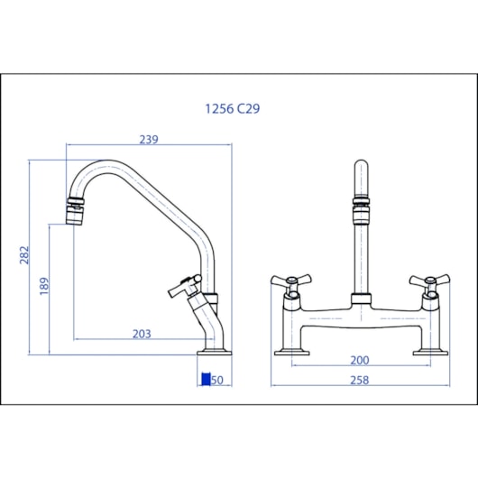 Misturador Para Pia De Mesa Com Bica Móvel Com Arejador Articulado Champanhe Fani - Imagem principal - 89253e7f-acce-44f1-9bda-f108848bd733