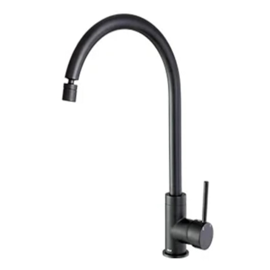 Monocomando Cozinha Bancada 7007 75 AA Preto Matte Meber - Imagem principal - a655bc46-d949-45c9-8af8-80a49a2549f6