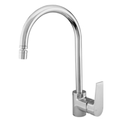 Monocomando De Mesa Para Cozinha Bica Alta Bold Cromado Fani