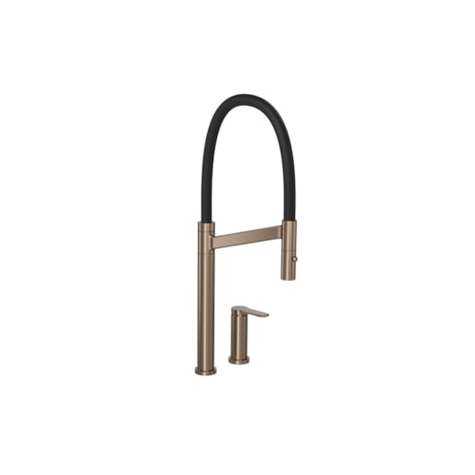 Monocomando De Mesa Para Cozinha Bica Alta Colore Corten E Preta Deca - Imagem principal - 271d4204-37ca-47d7-ad67-d4312f3fb468