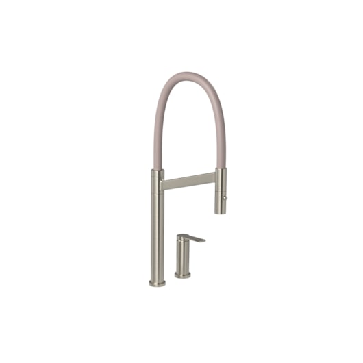 Monocomando De Mesa Para Cozinha Bica Alta Colore Inox E  Fendi Deca - Imagem principal - e36c442b-cc2c-42d7-a525-9045da56eff4