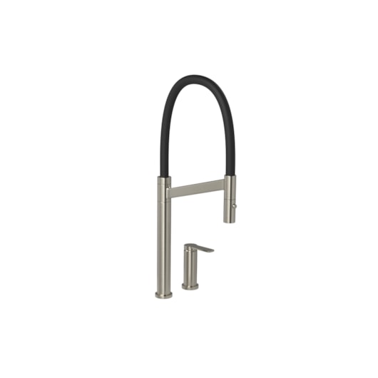 Monocomando De Mesa Para Cozinha Bica Alta Colore Inox E Preta Deca - Imagem principal - bea18c0b-d35e-4ea5-ac49-1fe0ddaab7e0