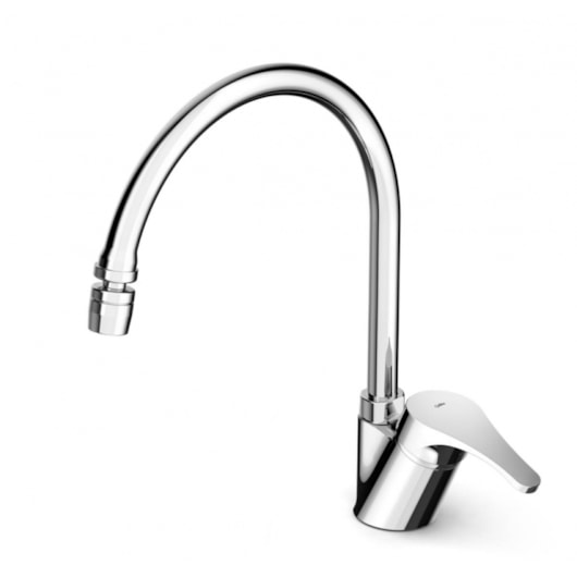 Monocomando De Mesa Para Cozinha Bica Alta E Móvel Arejador Articulado Ecoline Cromado Celite - Imagem principal - 2c4231ad-0d90-4a9e-8cc1-6cfbbefa80b4