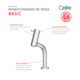 Monocomando De Mesa Para Lavatório Bica Baixa Basic Cromado Celite - 6834758a-4bac-4f2a-be35-8a58224f632e