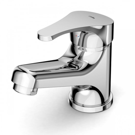 Monocomando De Mesa Para Lavatório Bica Baixa Ecoline Cromado Celite - Imagem principal - 58937a8a-1031-4389-a503-e409305e1cbe