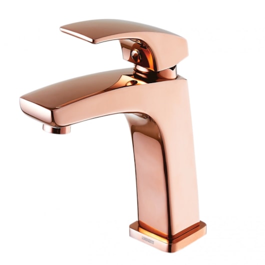 Monocomando De Mesa Para Lavatório Bica Baixa Rose Gold Lorenzetti 2875 R89 - Imagem principal - 0251a439-5a55-4189-989d-8044fa8964d8