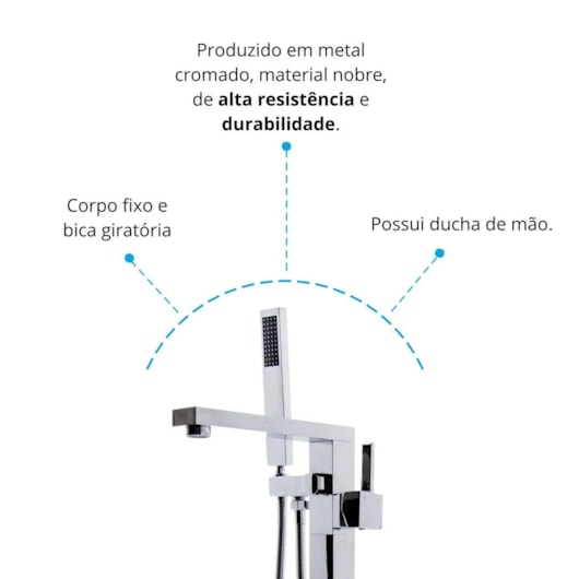 Monocomando De Piso Modelo 1 Astra - Imagem principal - f1486519-dfa3-4c33-aad4-ff82d2650a1e