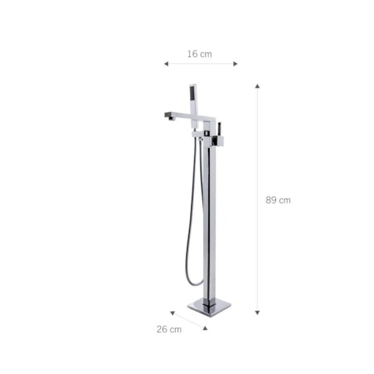 Monocomando De Piso Modelo 1 Astra - Imagem principal - 4ab2bfd5-852c-4a92-9c12-03a4229f0720