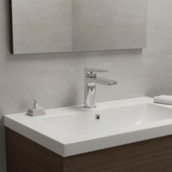 Monocomando Noronha para Lavatório de Mesa Bica Baixa Cromado Celite