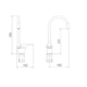 Monocomando Para Balcão 7001 C 70 Cromado Preto Meber - d7a18055-0be1-4431-87f5-d64f1b95e9af