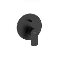 Monocomando Para Chuveiro E Banheira Com Desviador Cala Black Matte Roca