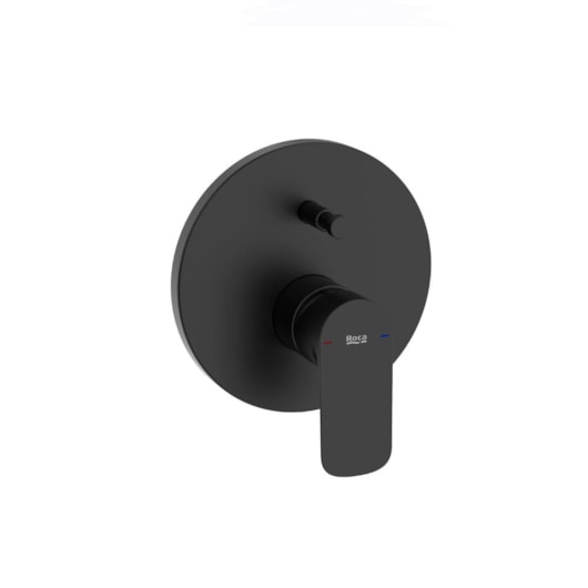 Monocomando Para Chuveiro E Banheira Com Desviador Cala Blanco Roca - Imagem principal - 993a05fe-faa0-410a-9f89-049eddec8607