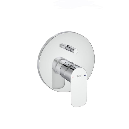 Monocomando Para Chuveiro E Banheira Com Desviador Cala Cromado Roca - Imagem principal - 5adbfb3c-7f42-4f86-8abf-6f1421d0d775