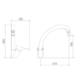 Monocomando Para Cozinha Bancada 7001 C70 Veja Meber - 98ee2505-373b-4166-9b80-12faf61818d0