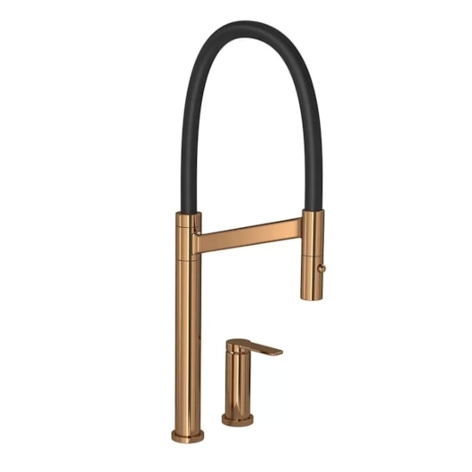 Monocomando Para Cozinha De Mesa Colore Red Gold/ Preto Deca - Imagem principal - 67adcd09-f5cf-4b54-a83b-f99b542663e1