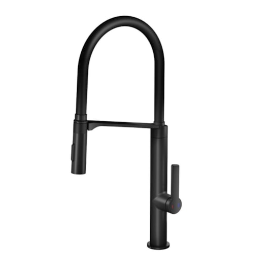 Monocomando para cozinha Doc com mangueira Preto Docol - Imagem principal - 97d8336a-ab86-4089-a20d-2a6940f7e844
