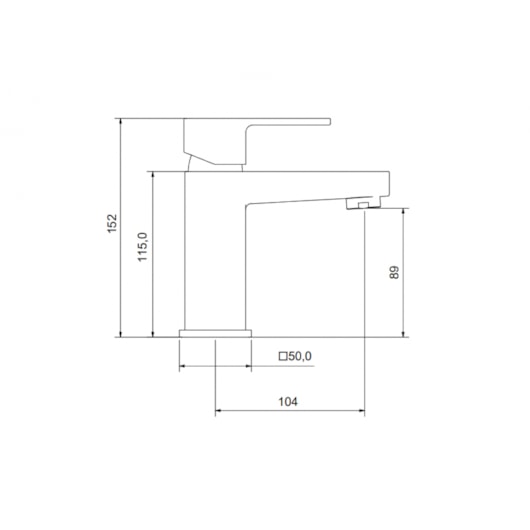 Monocomando Para Lavatório Balcão 2875 C 52 Meber - Imagem principal - 25ffa35a-cb75-4620-a65a-b18b4bfedd4b