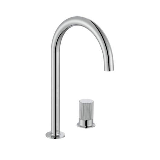 Monocomando Para Lavatório De Mesa 2 Furos Stripes Nu Cromado Roca - Imagem principal - de61f228-944d-46d4-bd10-304784acd09d
