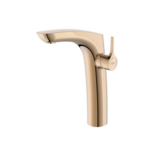 Monocomando Para Lavatório De Mesa Bica Alta Insignia Rose Gold Roca - Imagem principal - 827eacff-e9be-491f-a889-bc63c1d4a360