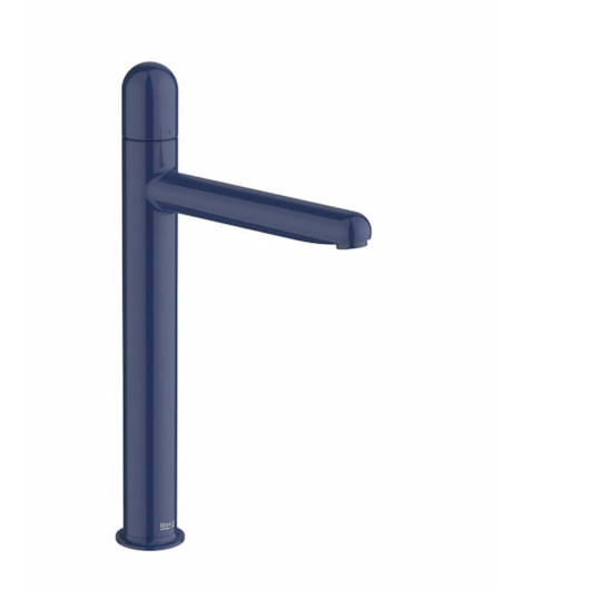 Monocomando para Lavatório de Mesa Bica Alta Nu Cobalt Blue Roca - Imagem principal - 4d348ab2-70e1-4d54-946e-74a65f9aa6ff