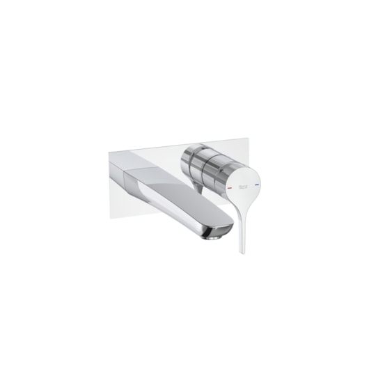 Monocomando Para Lavatório De Parede Embutir Insígnia Cromado Roca - Imagem principal - f34b8831-c85c-4544-b71f-8d71a133e1bc