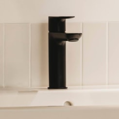 Monocomando Para Lavatório Mesa Bica Baixa Cala Matte Black Roca