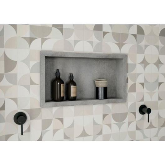 Nicho 36x66cm Nord Cement Natural Portobello - Imagem principal - b3325042-4c1b-4d6b-a0a8-922a015d458e