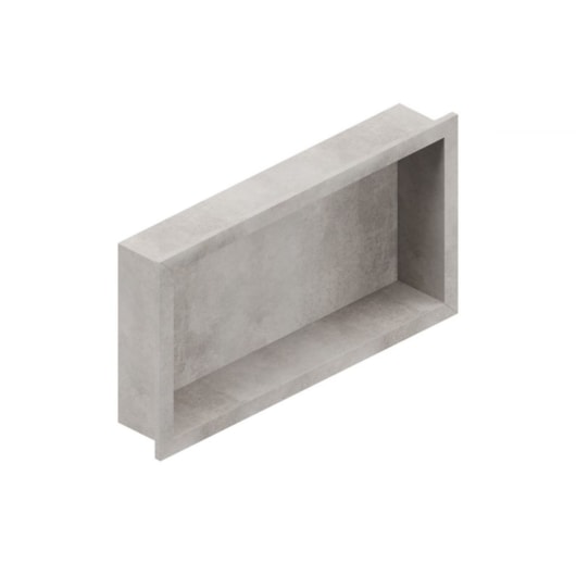 Nicho 36x66cm Nord Cement Natural Portobello - Imagem principal - 7997b741-0150-40ea-aeb5-e5ad26b31d9d