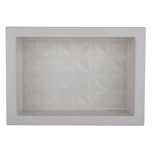 Nicho De Embutir De Plástico Fibra Vidro 3D Bege Astra 30x45x10cm - Imagem principal - 3268fa11-129b-4956-9c8a-5c45594b969c