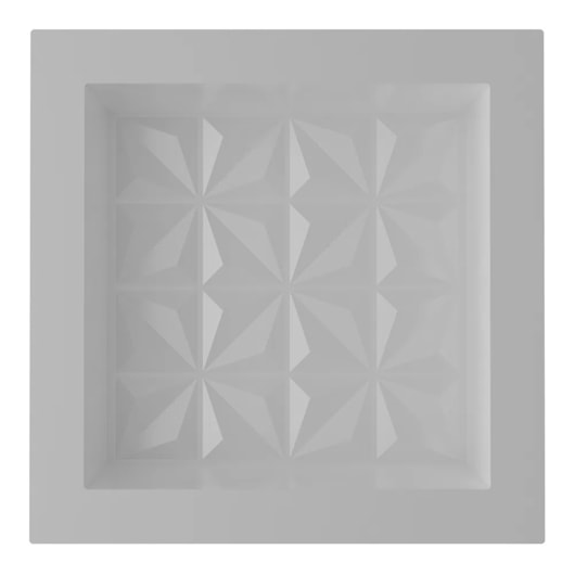 Nicho De Embutir De Plástico Fibra Vidro 3D Branco Astra 30x30x10cm - Imagem principal - fc6ef625-71e7-45bb-8143-158da9e17872