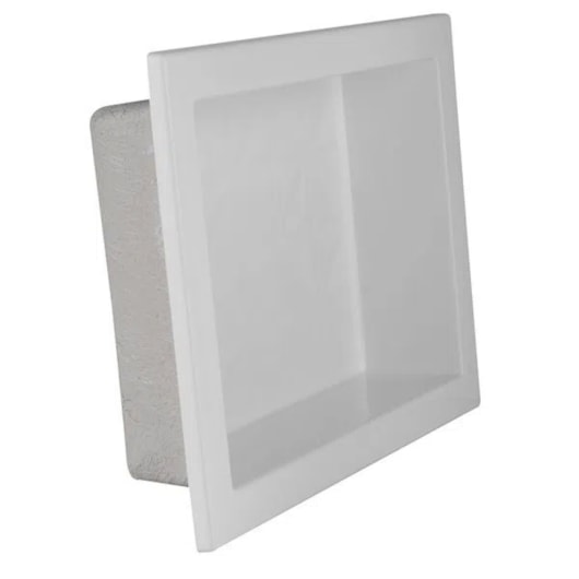 Nicho De Embutir De Plástico Fibra Vidro 3D Branco Astra 30x45x10cm - Imagem principal - 0e7d79d8-c1eb-4455-bc51-0397e01bb7a1