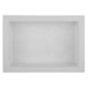 Nicho De Embutir De Plástico Fibra Vidro 3D Branco Astra 30x45x10cm - e8b588cd-f296-40fd-8ff1-ef212eb78bbb