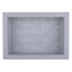 Nicho De Embutir De Plástico Fibra Vidro 3D Cinza Astra 30x45x10cm - 25d8fdb2-98b8-44df-8e00-32296295db06