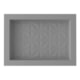 Nicho De Embutir De Plástico Fibra Vidro 3D Cinza Fosco Astra 30x45x10cm - 9bcb5c68-1c15-426c-b106-a6642a5afb36