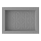 Nicho De Embutir De Plástico Fibra Vidro 3D Cinza Fosco Astra 30x45x10cm - 066f5d6f-ff71-498d-8a00-9fe82c714bf8