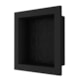 Nicho De Embutir De Plástico Fibra Vidro 3D Preto Fosco Astra 30x30x10cm - 2787d040-77e4-4708-860f-603246a41153